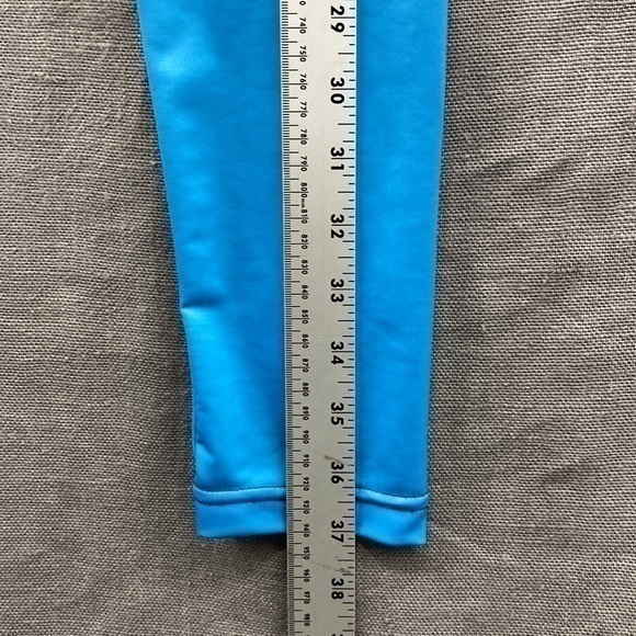 Fox Racing Leggings Blue Black Neon Green Women’s Size Small - Picture 9 of 16